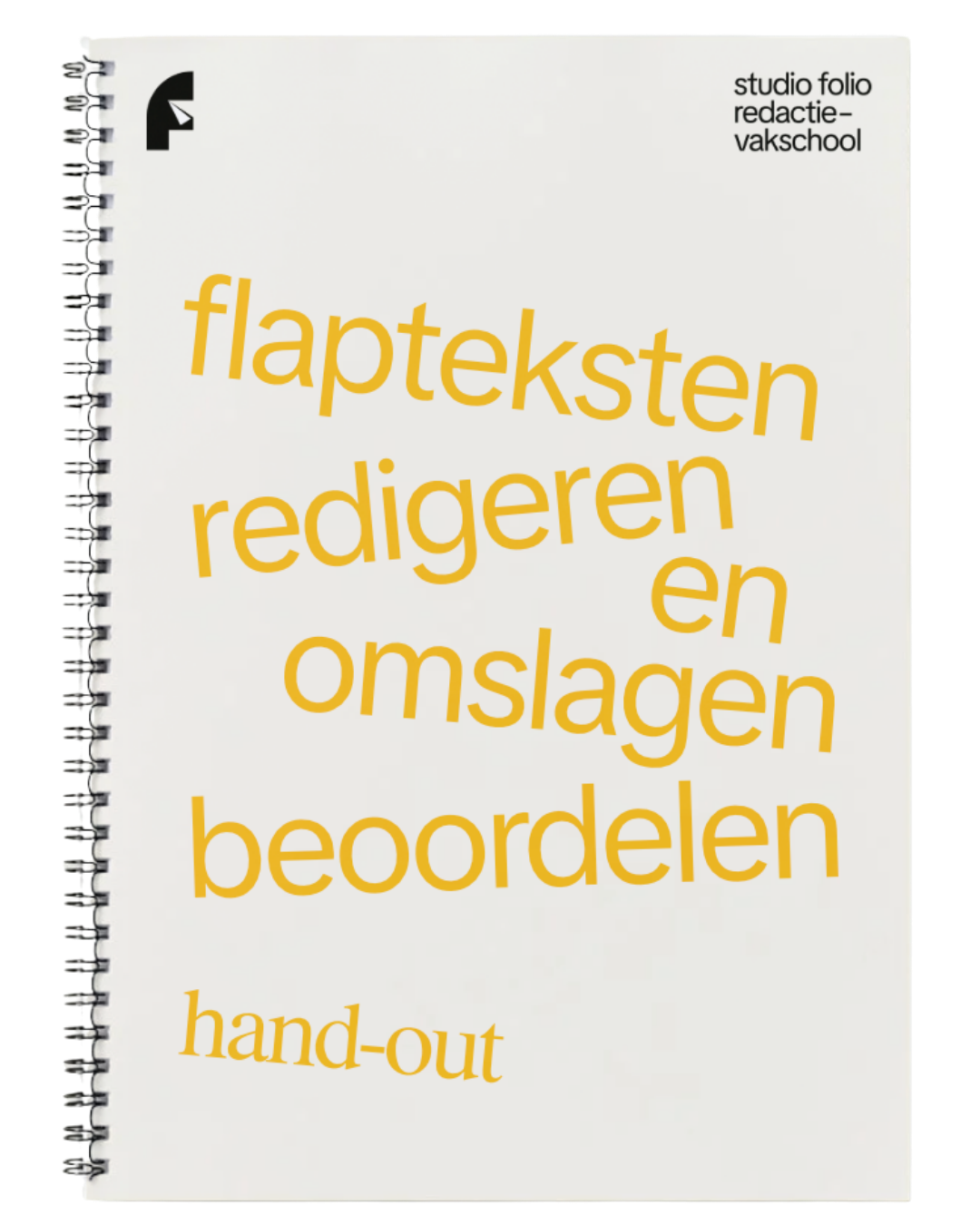 voorkant hand-out flapteksten redigeren en omslagen beoordelen