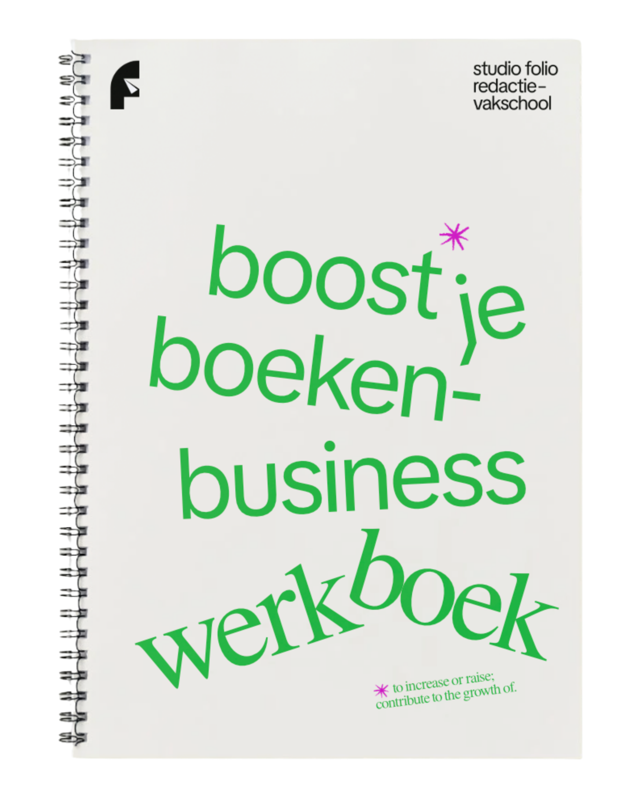 voorkant werkboek Boost je boekenbusiness -