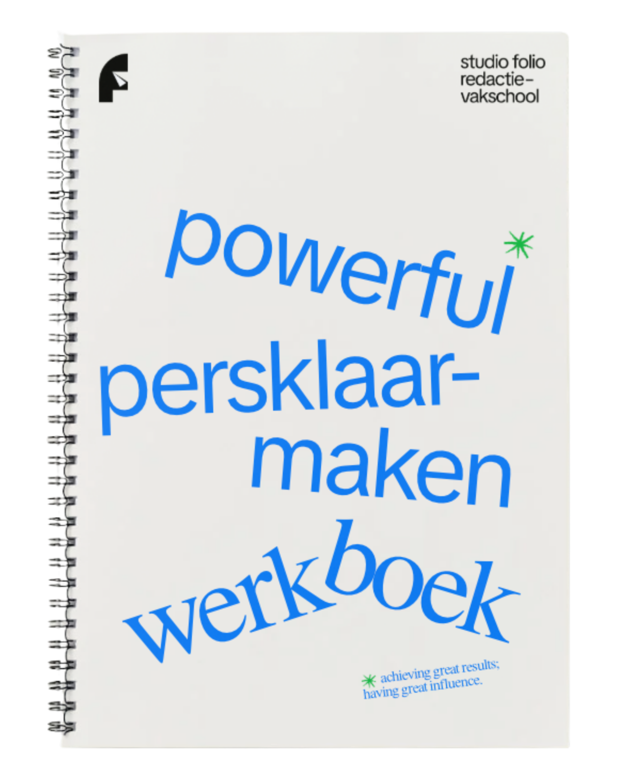 voorkant werkboek Powerful persklaarmaken