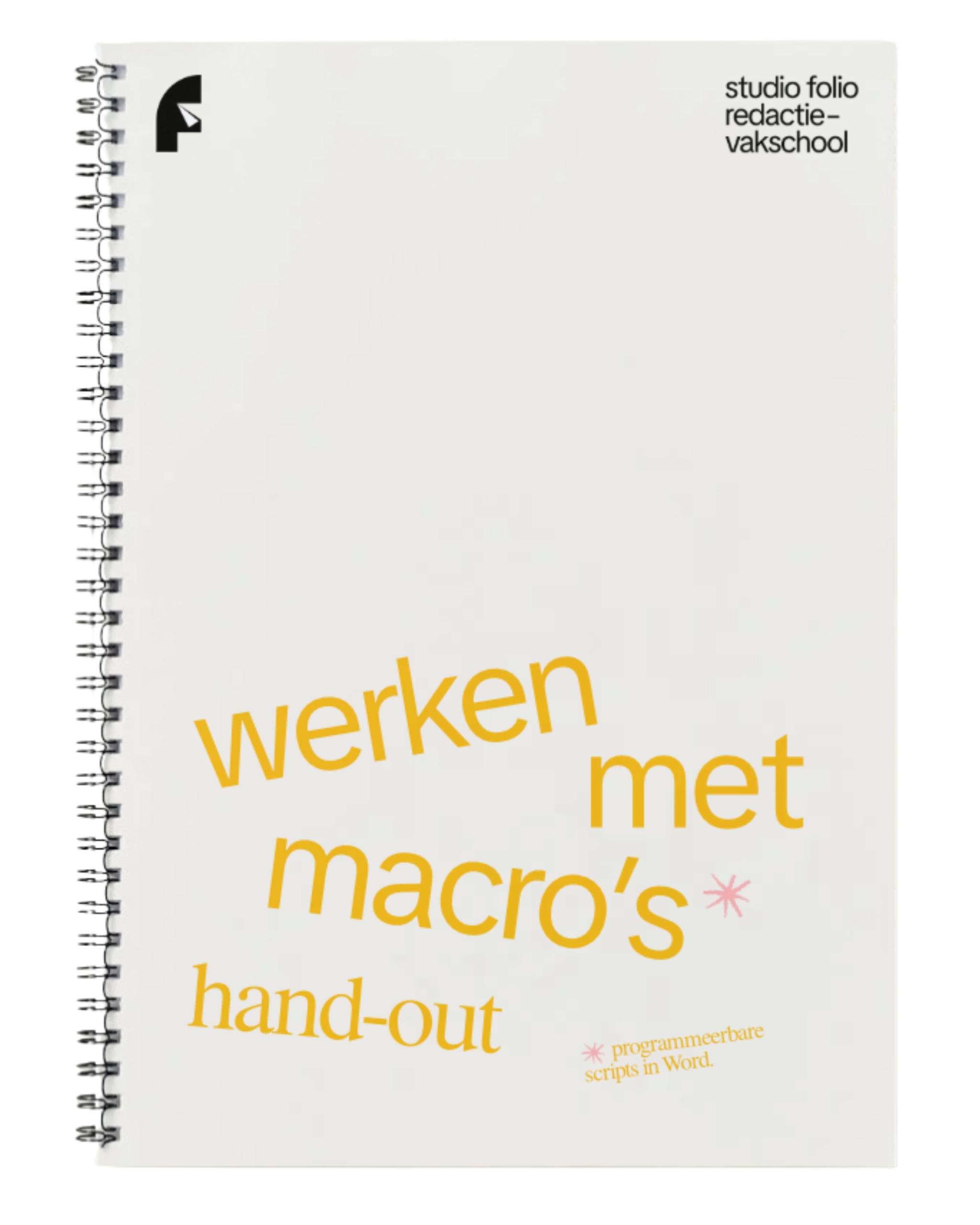 voorkant hand-out werken met macro's